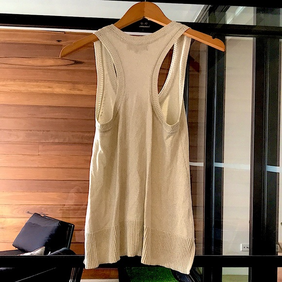 Metallic knitted Banana Republic vest - Picture 4 of 4